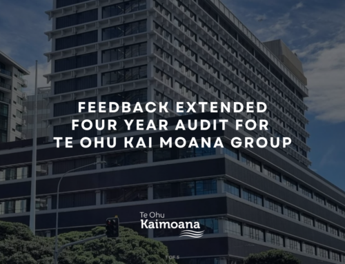 Extension – iwi feedback on four-year audit for Te Ohu Kai Moana Group